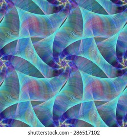 Light blue veils - repeat fractal pattern background