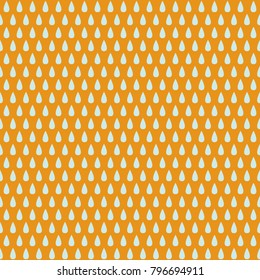 Light blue water drops (raindrops) Seamless abstract pattern. Rain. Vector illustration.
