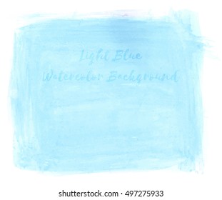 Light Blue Watercolor Background