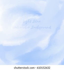 Light Blue Watercolor Background