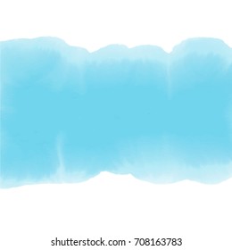 Light blue watercolor line vector background illustration