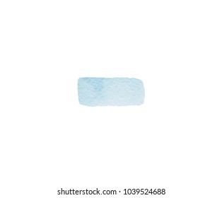 light blue watercolor vector backdrop for cute design tag, business card, invitation, web , text and logo isolated on transparent background. color like turquoise , serenity, aqua sky
