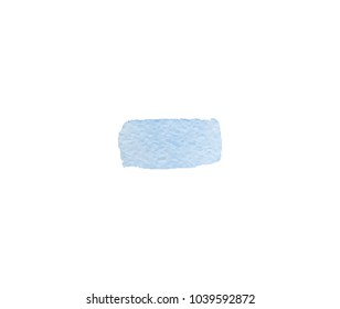 light blue watercolor vector backdrop for cute design tag, business card, invitation, web , text and logo isolated on transparent background. color like turquoise , serenity, aqua sky