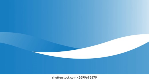 Light blue wave abstract backround. Vector illustration