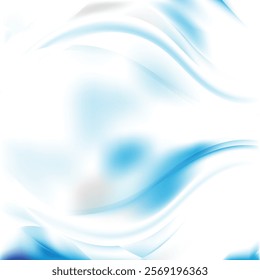 Light Blue Wave Background Template