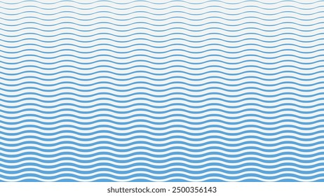Light Blue wavy seamless pattern vector image for backdrop or presentation