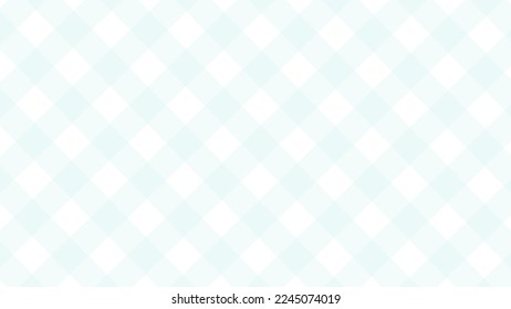 light blue and white checkered seamless pattern as a background