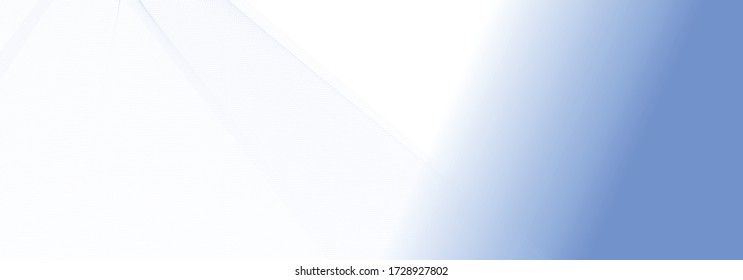Light blue and white color gradient, empty blank vector background, header banner template, wavy lines, technology modern concept