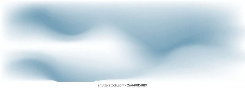 Light blue white elegant background abstract waves grainy texture banner header poster design. vector