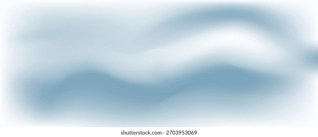 Diseño de cartel de encabezado de Anuncio de textura granulada de ondas abstractas de fondo elegante blanco claro. Vector

