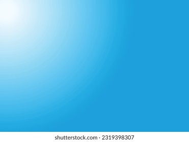 Light blue and white gradient on the white background