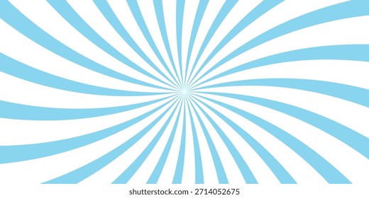 azul claro e branco projeto de vetor de fundo sunburst. fundo cômico com raios retro.sunburst fundo padrão.
