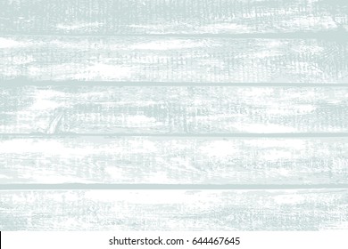 Light Blue Wooden background. Wood Old Texture. Vector Vintage Grunge background.
