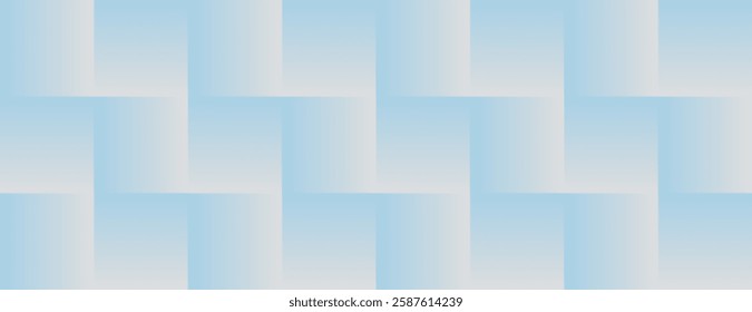 A light blue, woven pattern background with a soft gradient texture. The background features light blue, interlocking rectangular shapes. Geometric gradient background vector. Blue background.