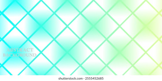 Light blue and yellow abstract gradient background with square shape blurry white colour vector illustration.