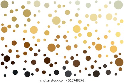 Light Blue Yellow abstract seamless pattern with circles. Geometry pattern for fabric. Textile background. Stock vector.