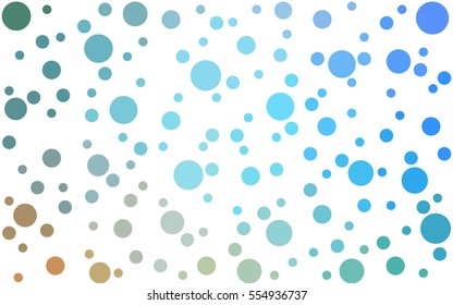 Light Blue Yellow abstract seamless pattern with circles. Geometry pattern for fabric. Textile background. Stock vector.