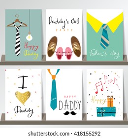 Light blue yellow collection for banners, Flyers, Placards with shoe,tie,shirt and heart
