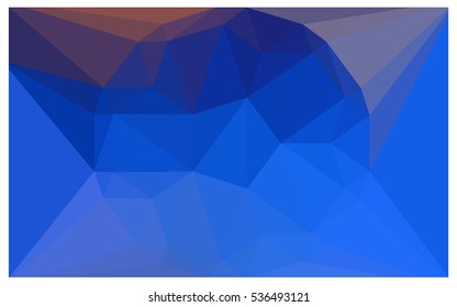 Light Blue Yellow Low poly crystal background. Polygon design pattern. Low poly vector illustration, low polygon background.