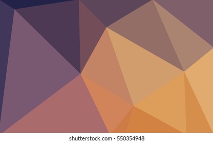 Light Blue Yellow Low poly crystal background. Polygon design pattern. Low poly vector illustration, low polygon background.