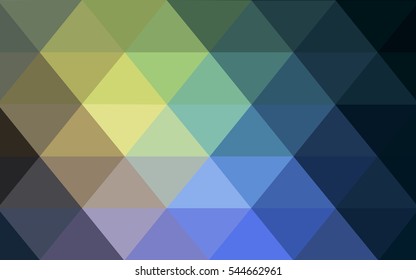 Light Blue Yellow modern geometrical abstract background. Texture, seamless background. Geometric background in Origami style with gradient. 