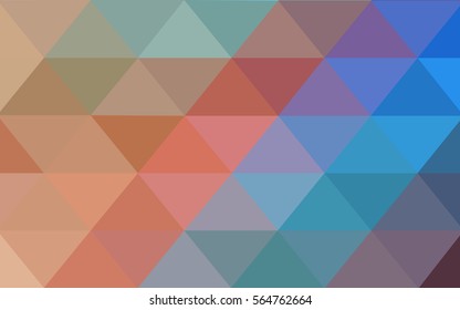 Light Blue Yellow polygonal illustration, which consist of triangles. Triangular pattern for your business design. Geometric background in Origami style with gradient. 