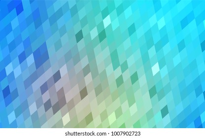 Light Blue, Yellow vector abstract textured polygonal background. Blurry rectangular design. The pattern with repeating rectangles can be used for background.