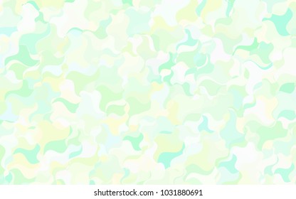 Light Blue, Yellow vector abstract cambered pattern. Creative geometric illustration in Origami style with gradient. The template can be used as a background for cell phones.