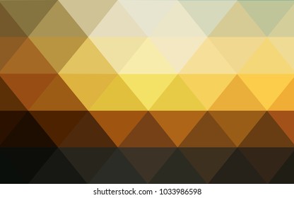 Light Blue, Yellow vector abstract textured polygonal background. Blurry triangle design. Pattern can be used for background.