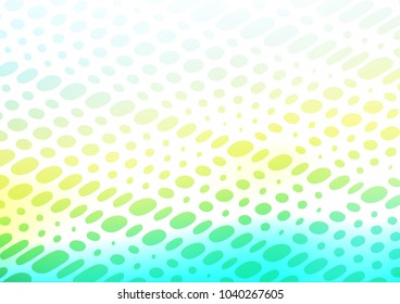 Light Blue, Yellow vector abstract doodle background. Glitter abstract illustration with doodles and Zen tangles. The elegant pattern can be used as a part of a brand book.
