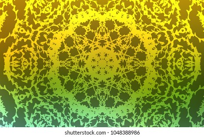 Light Blue, Yellow vector abstract doodle template. A completely new color illustration in doodle style drawn by child. The template can be used as a background for cell phones.