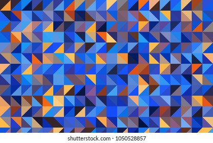 Light Blue, Yellow vector abstract polygonal template. Colorful illustration in abstract style with gradient. The completely new template can be used for your brand book.