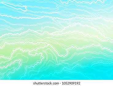 Light Blue, Yellow vector abstract doodle pattern. Colorful abstract illustration with lines in Asian style. The textured pattern can be used for website.