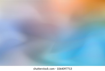 Light Blue, Yellow vector abstract cover. Colorful abstract illustration with gradient. The blurred design can be used for your web site.