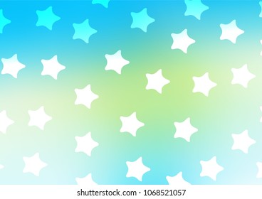 Light Blue, Yellow vector abstract doodle template. A vague abstract illustration with doodles in Indian style. The best blurred design for your business.