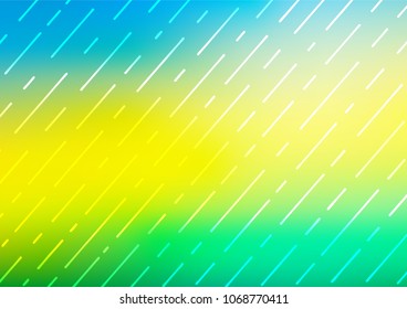 Light Blue, Yellow vector abstract doodle pattern. Brand-new colored illustration in blurry style with doodles. A completely new design for your business.