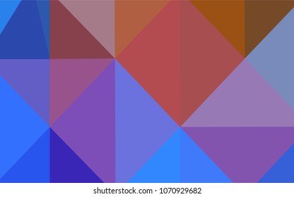 Light Blue, Yellow vector abstract mosaic backdrop. Modern geometrical abstract illustration with gradient. Brand-new design for your business.