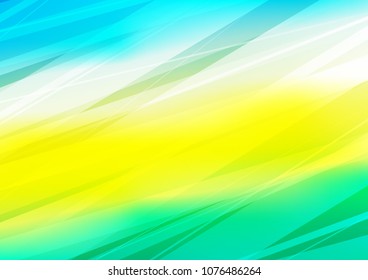 Light Blue, Yellow vector abstract doodle template. Sketchy hand drawn doodles on blurred background. A completely new template for your business design.
