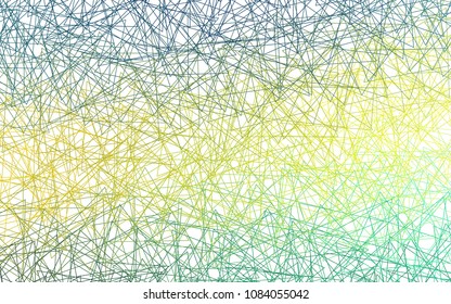 Light Blue, Yellow vector abstract colorful background, which consist of triangles. Pattern with colored triangles on white background.