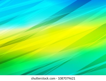 Light Blue, Yellow vector abstract doodle background. Doodles on blurred abstract background with gradient. The pattern can be used for coloring books and pages for kids.