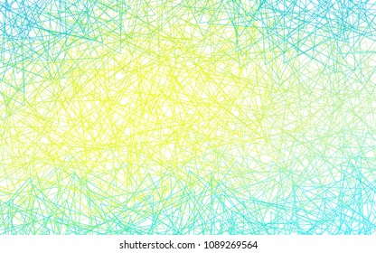 Light Blue, Yellow vector abstract colorful background, which consist of triangles. Pattern with colored triangles on white background.