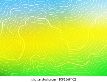 Light Blue, Yellow vector abstract doodle pattern. A completely new color illustration in doodle style. The elegant pattern can be used as a part of a brand book.