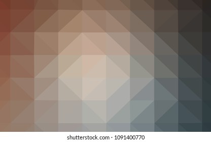 Light Blue, Yellow vector abstract polygonal pattern. Elegant bright polygonal illustration with gradient. Triangular pattern for your design.