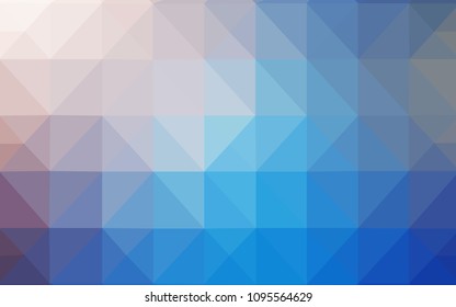Light Blue, Yellow vector abstract polygonal background. Colorful illustration in abstract style with triangles. A new texture for your web site.