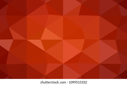 Light Blue, Yellow vector abstract polygonal template. Creative geometric illustration in Origami style with gradient. The best triangular design for your business.