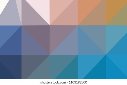 Light Blue, Yellow vector abstract polygonal background. A completely new color illustration in a  polygonal style. Brand-new style for your business design.