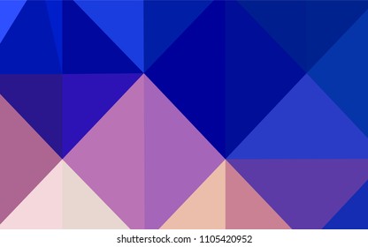 Light Blue, Yellow vector abstract polygonal pattern. Shining colored illustration in a new style. A new texture for your design.