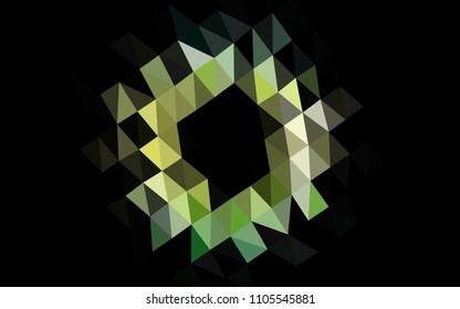Light Blue, Yellow vector abstract mosaic backdrop. An elegant bright illustration with gradient. The polygonal design can be used for your web site.