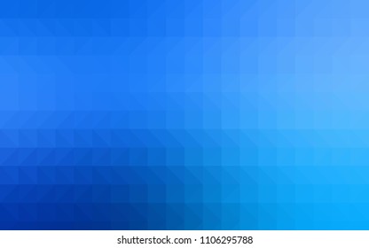 Light Blue, Yellow vector abstract mosaic template. Shining illustration, which consist of triangles. The template can be used as a background for cell phones.