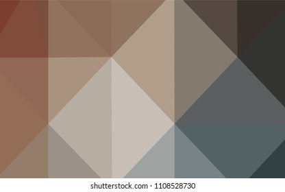 Light Blue, Yellow vector abstract polygonal template. Polygonal abstract illustration with gradient. That pattern can be used as a part of a brand book.